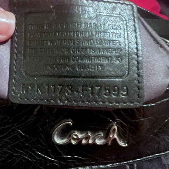 COACH Handbag 2way Shoulder Bag F17599 Ashley Canvas Signature Ladies - Picture 3 of 4